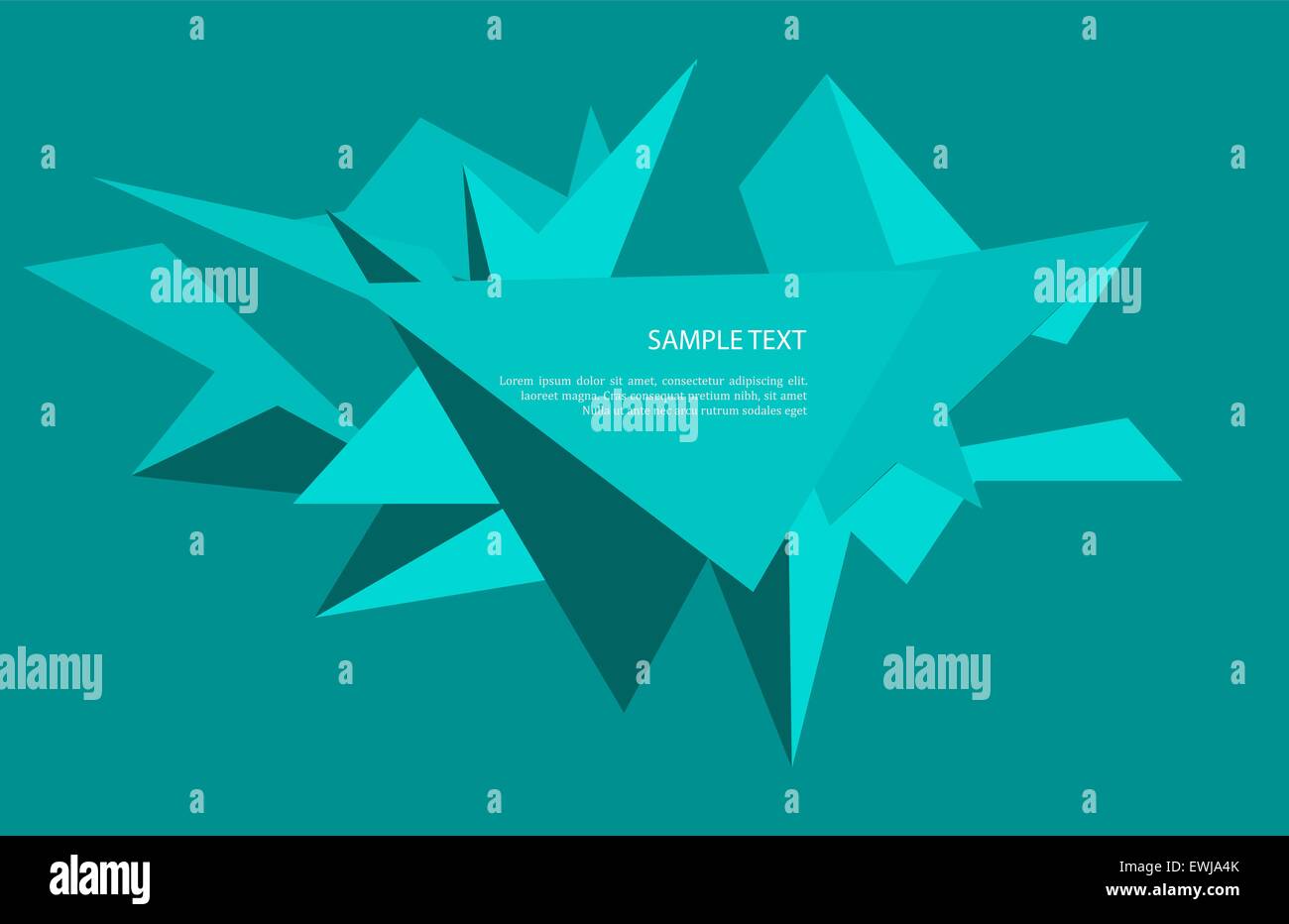 Vector abstract geometric background with triangles Stock Vector Image ...