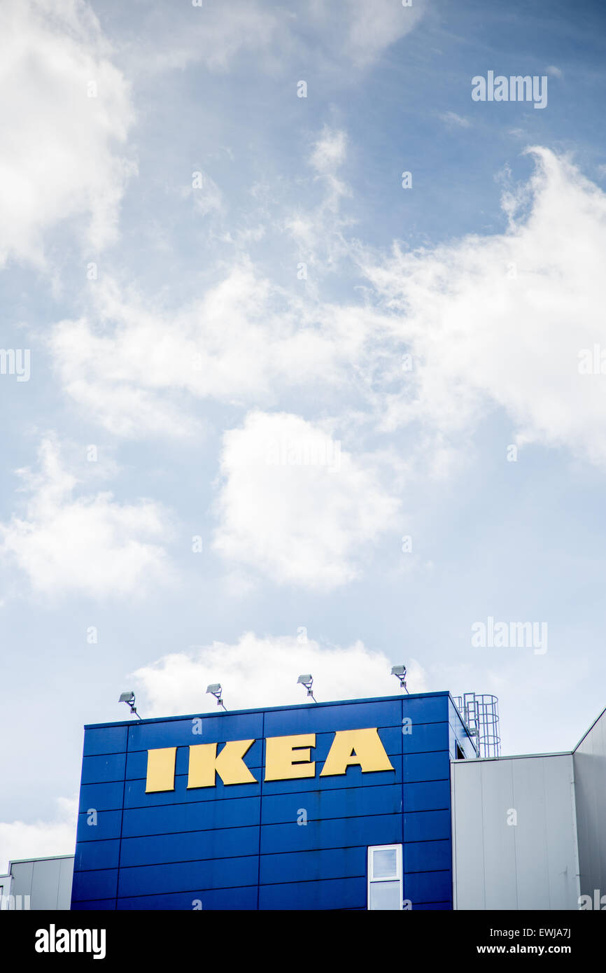 Exterior shot of Ikea store building in Coventry Stock Photo
