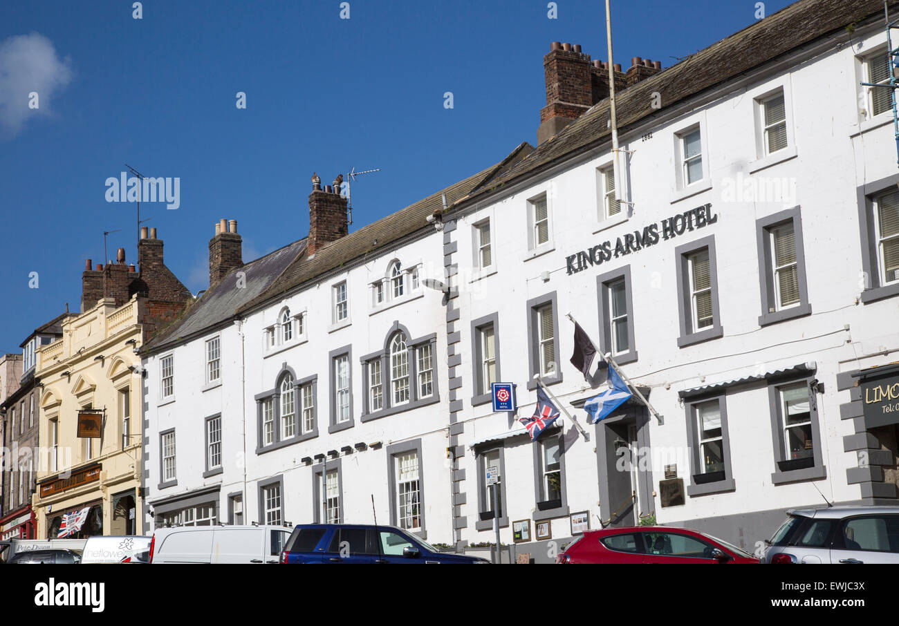 Historic Kings Arms hotel in BerwickuponTweed, Northumberland, England, UK Stock Photo Alamy