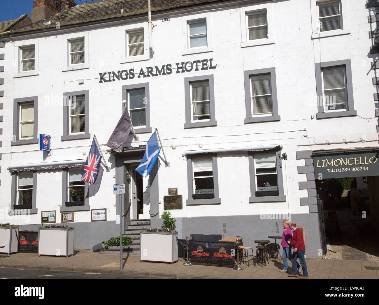 Historic kings arms hotel in berwick upon tweed hires stock photography and images Alamy