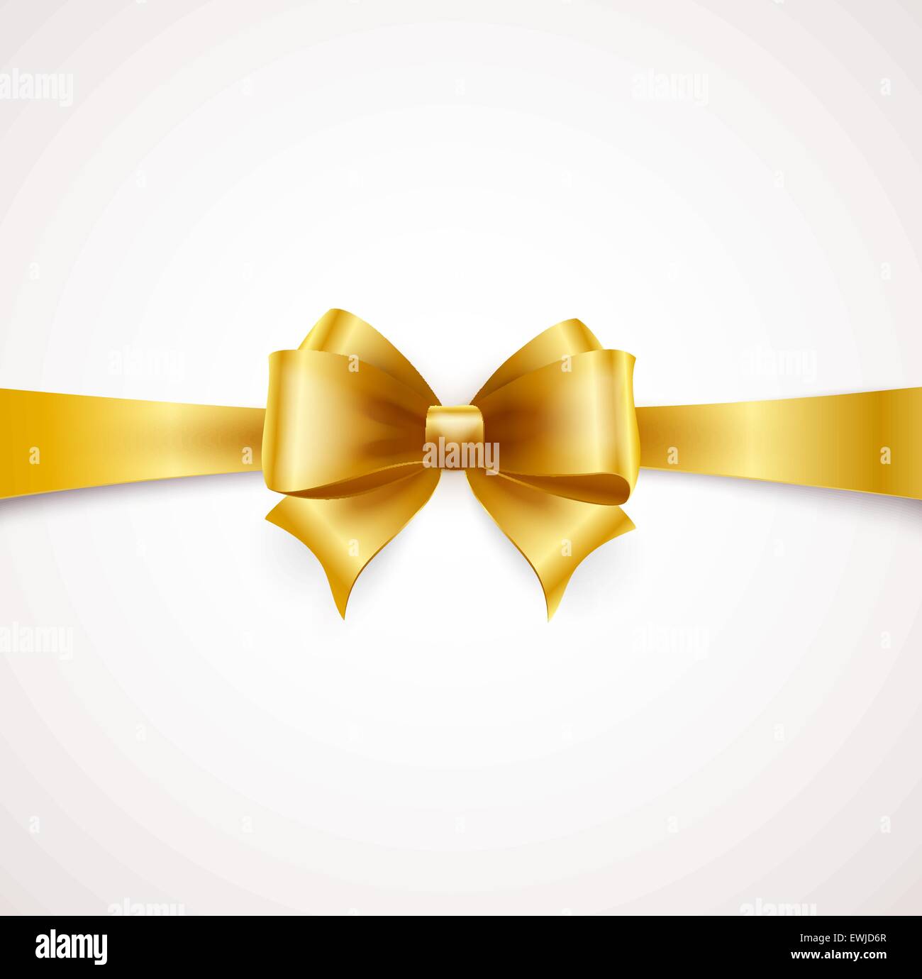 Golden bow. Vector illustration Stock Vector Image & Art - Alamy