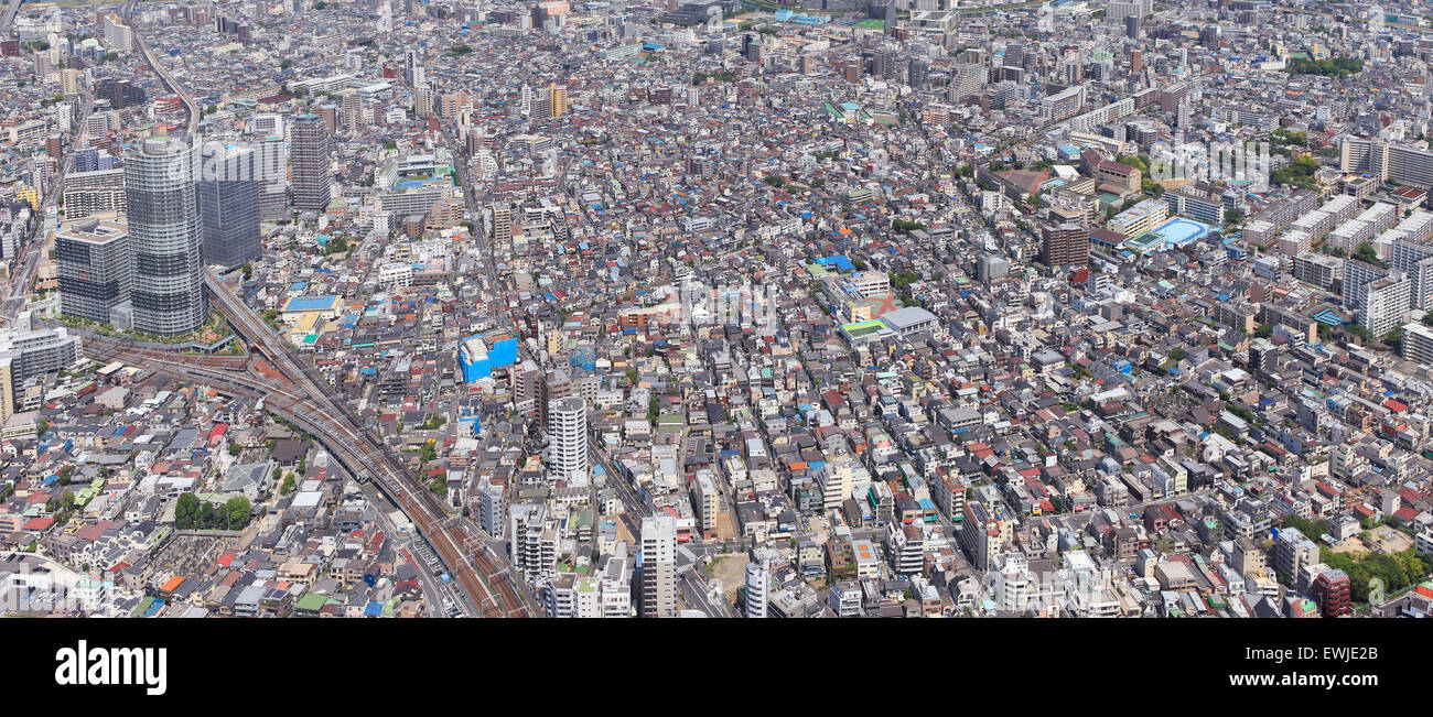 Tokyo skyline at daytime Stock Photo