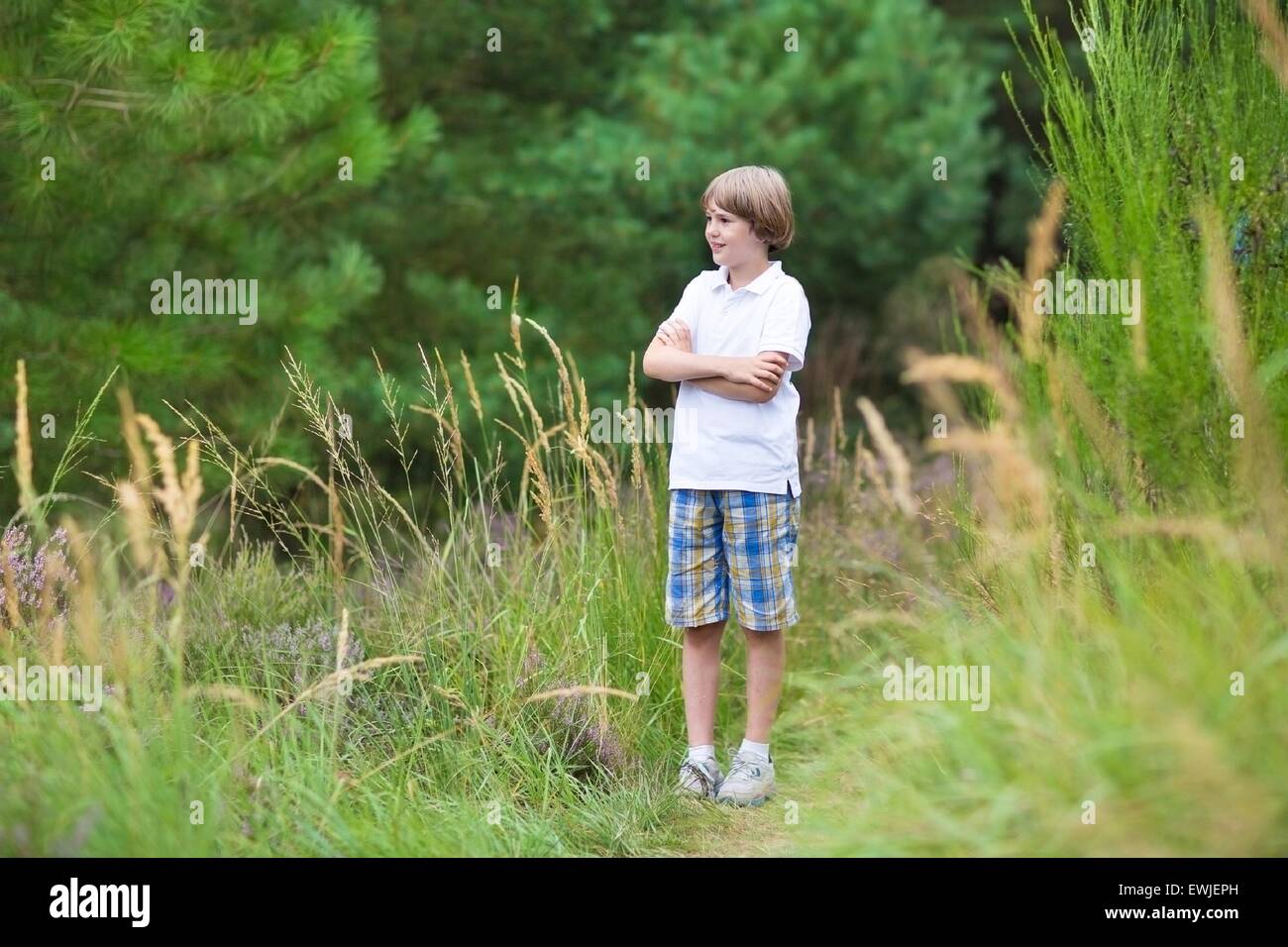 затерянный ребенок. кукла 2 брамс кристофер конвери. мальчик сидит на дереве в лесу. мальчик в кустах. мальчик в шортах у дерева.