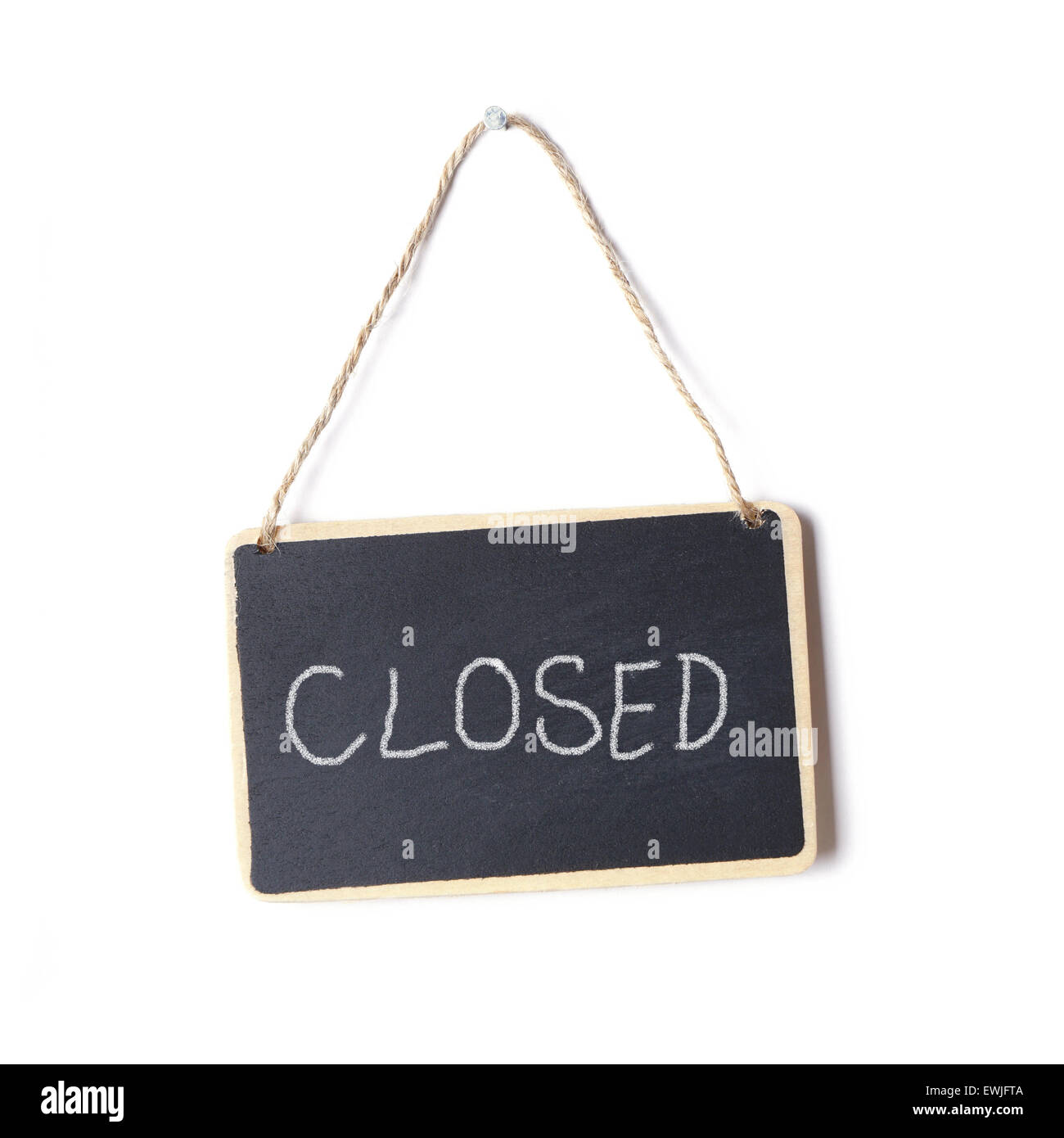 closed sign Stock Photo