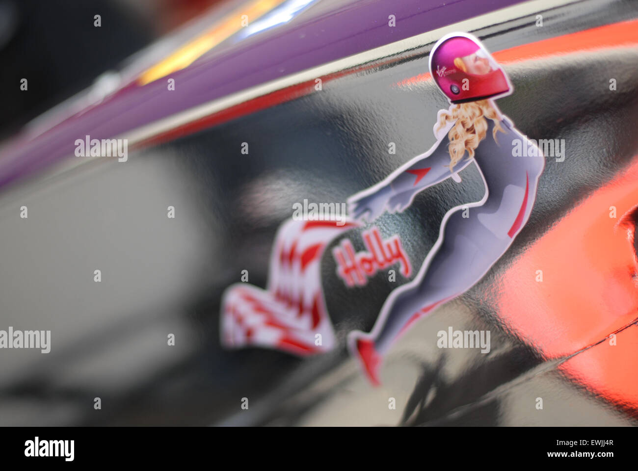 London, UK. 27th June, 2015. Virgin Racing car detail at the London ...