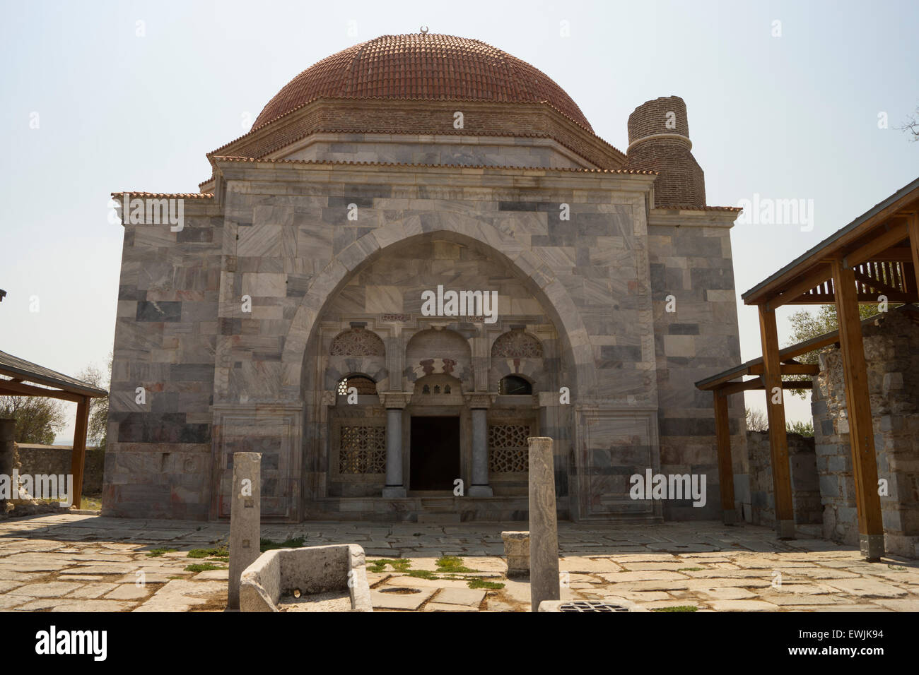 The Restored Ilyas Bey Mosque, Turkey Stock Photo