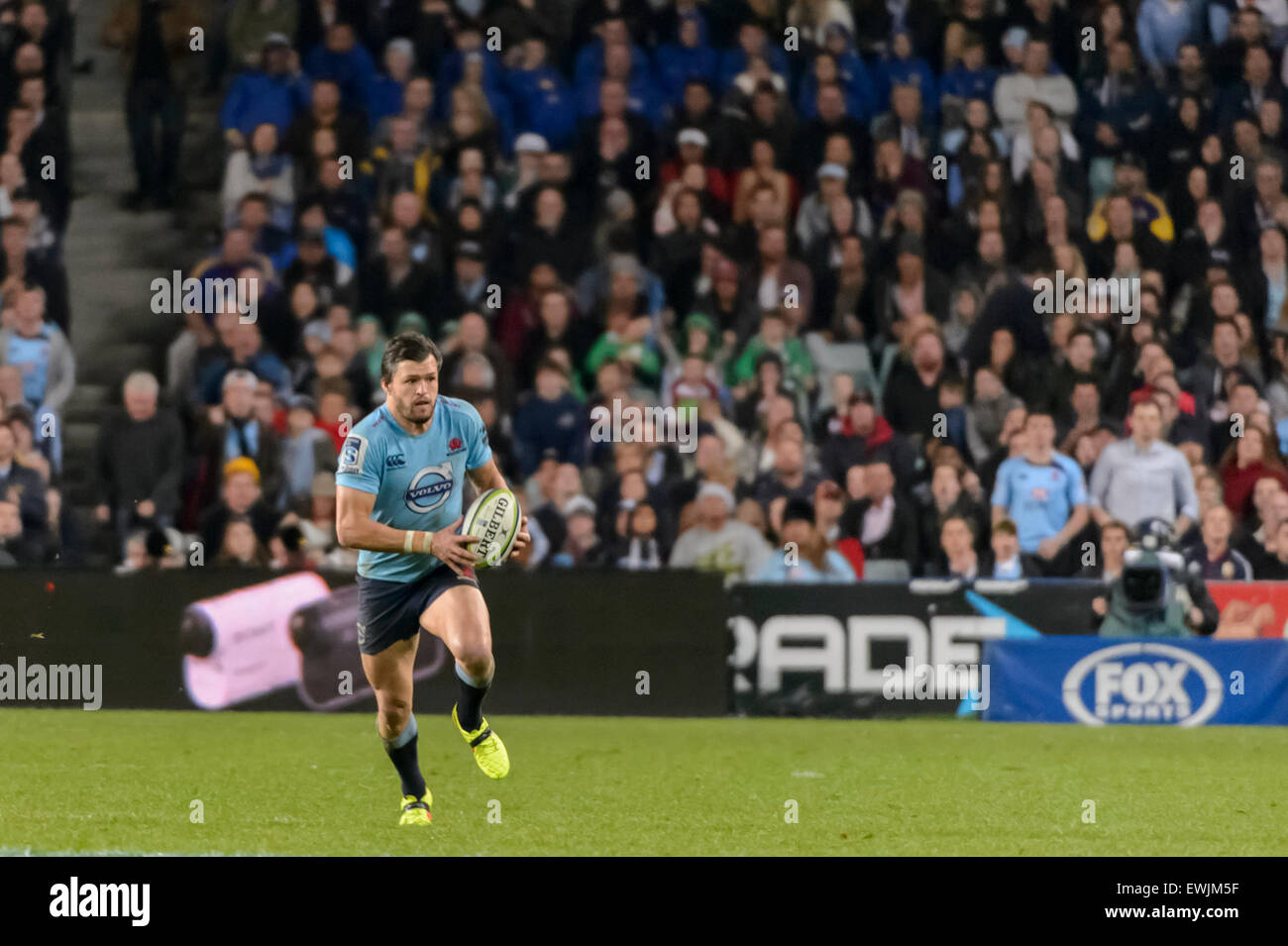 Sydney, AUSTRALIA June 27, 2015 Adam Ashley Cooper in action during the NSW Waratahs v