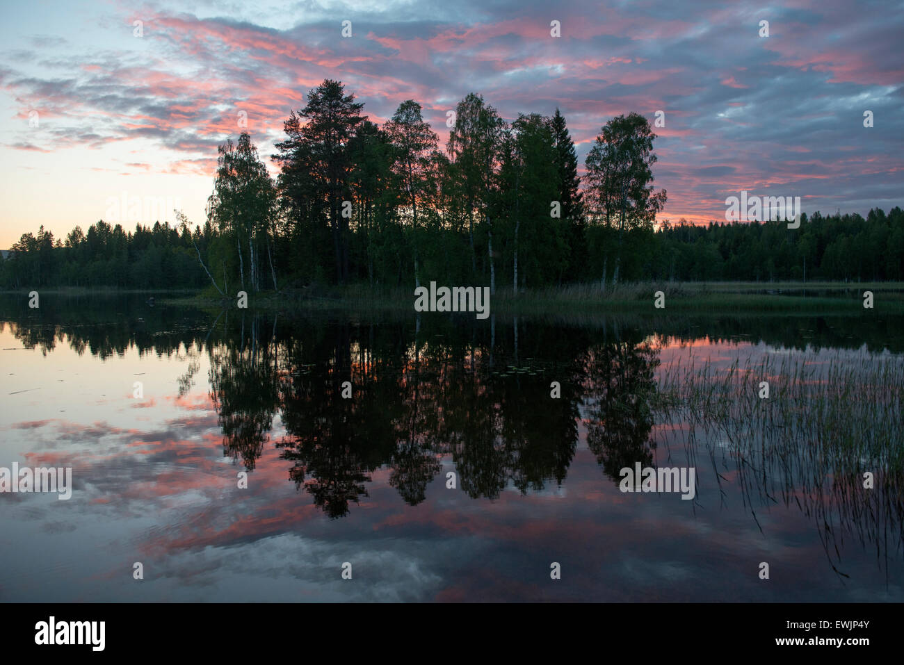 Swedish lake Stock Photo