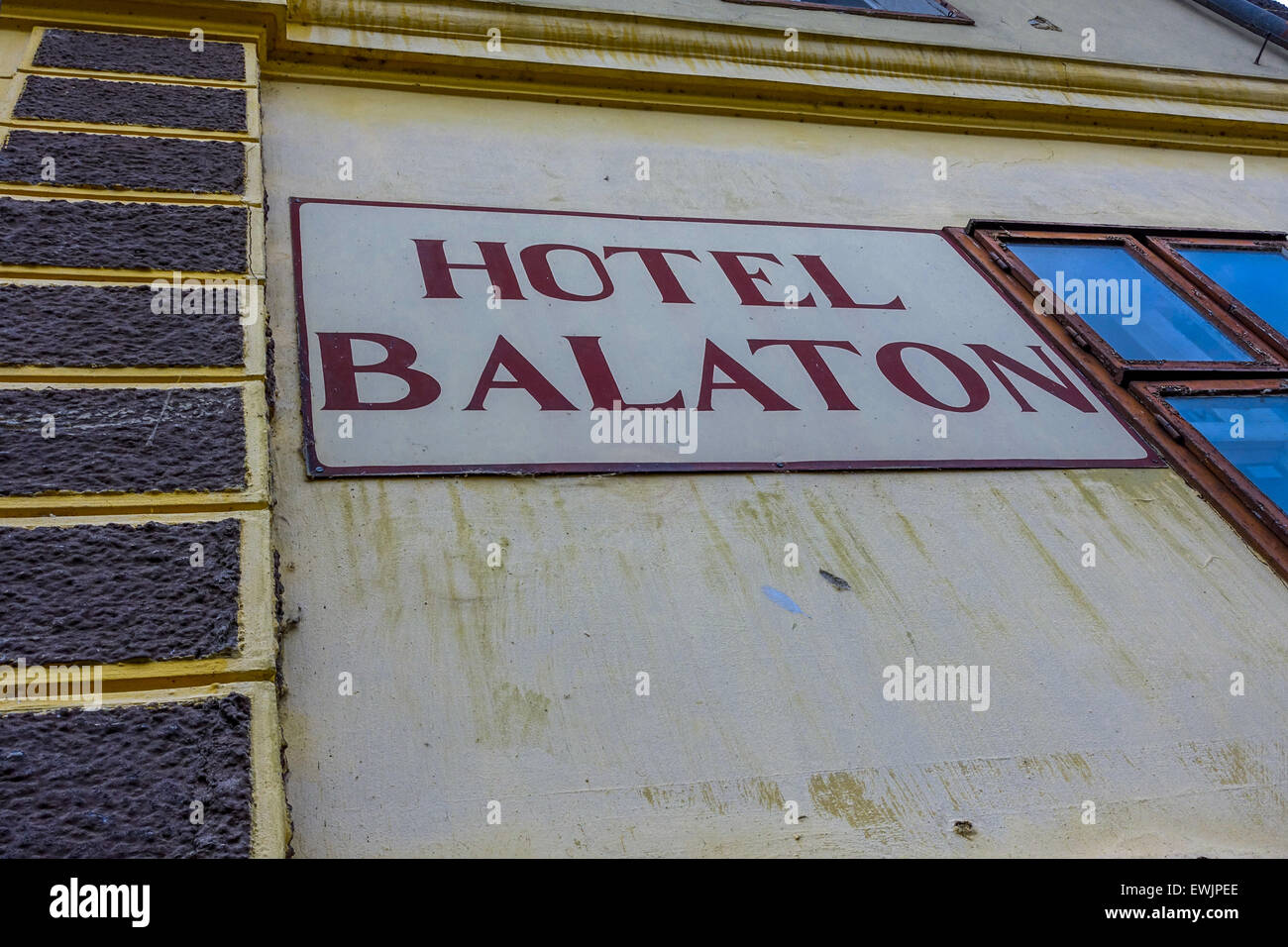 Hotel Balaton, Keszthely, Balaton, Hungary, Western Hungary, lake Balaton Stock Photo