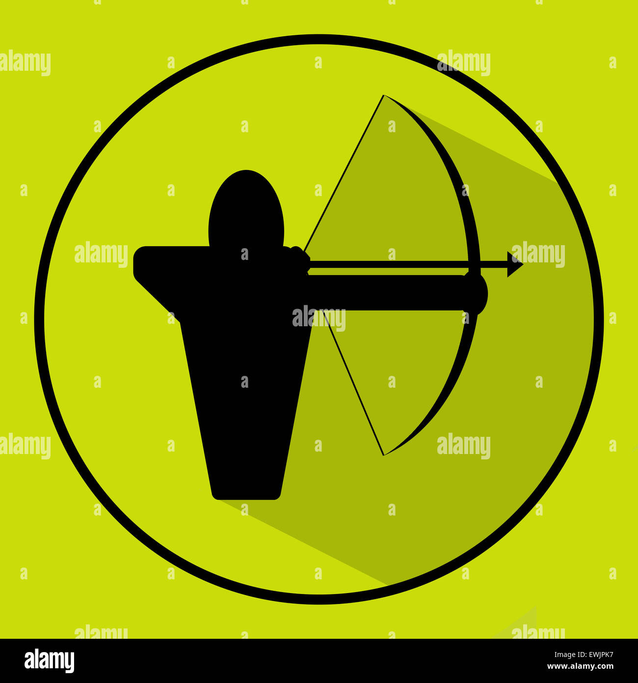 Archer archery arrow black hi-res stock photography and images - Alamy