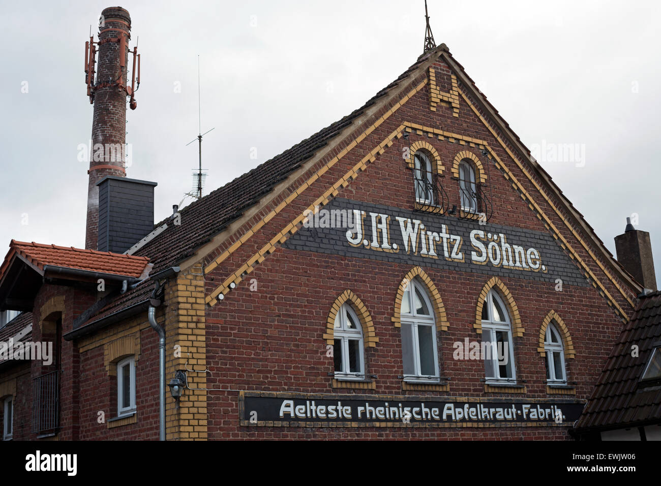 J.H.Wirtz Sohne former factory Stock Photo