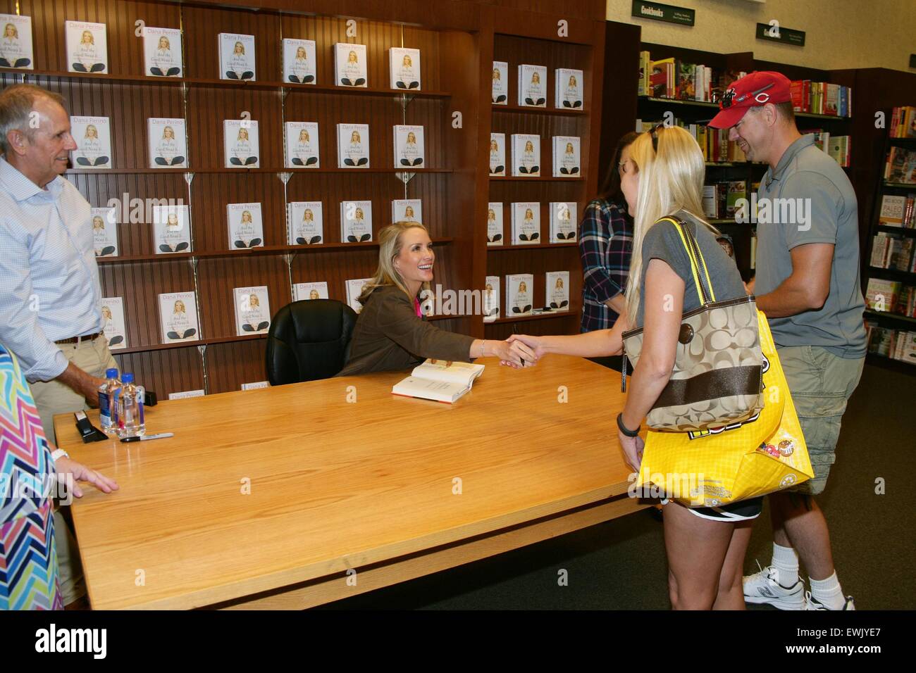 Las Vegas, NV, USA. 27th June, 2015. Peter McMahon, Dana Perino, Fans at  in-store appearance for Dana Perino Book Signing for 'And the Good News  Is.: Lessons and Advice from the Bright