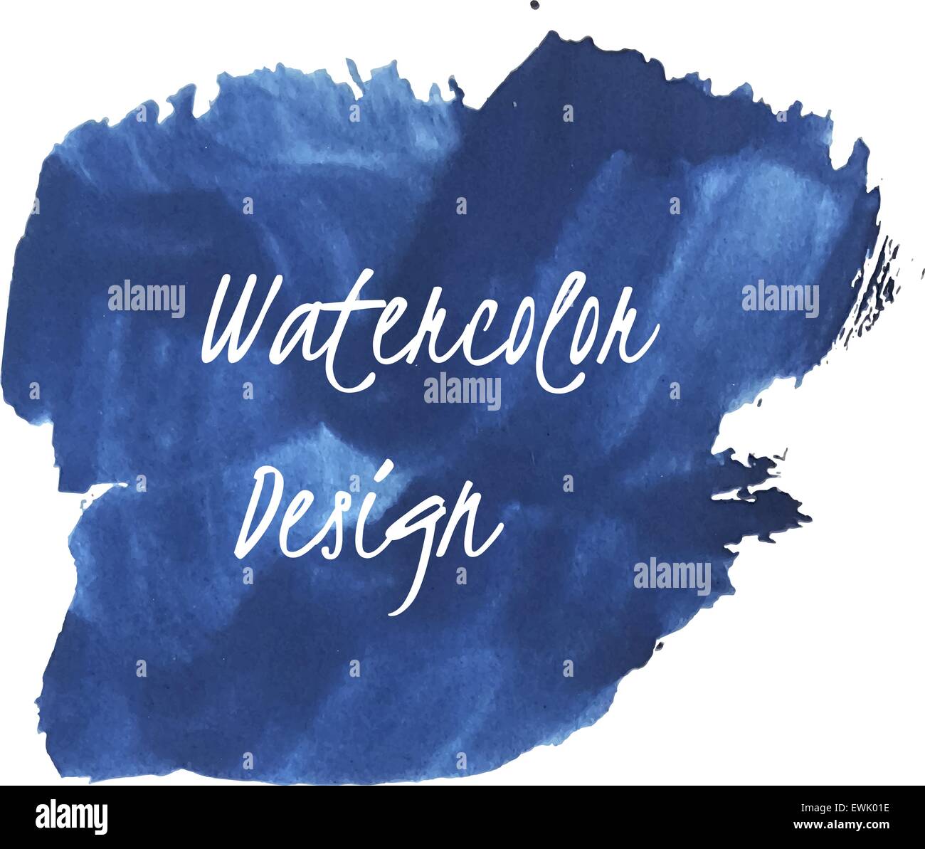 Abstract blue watercolor art Stock Vector Image & Art Alamy