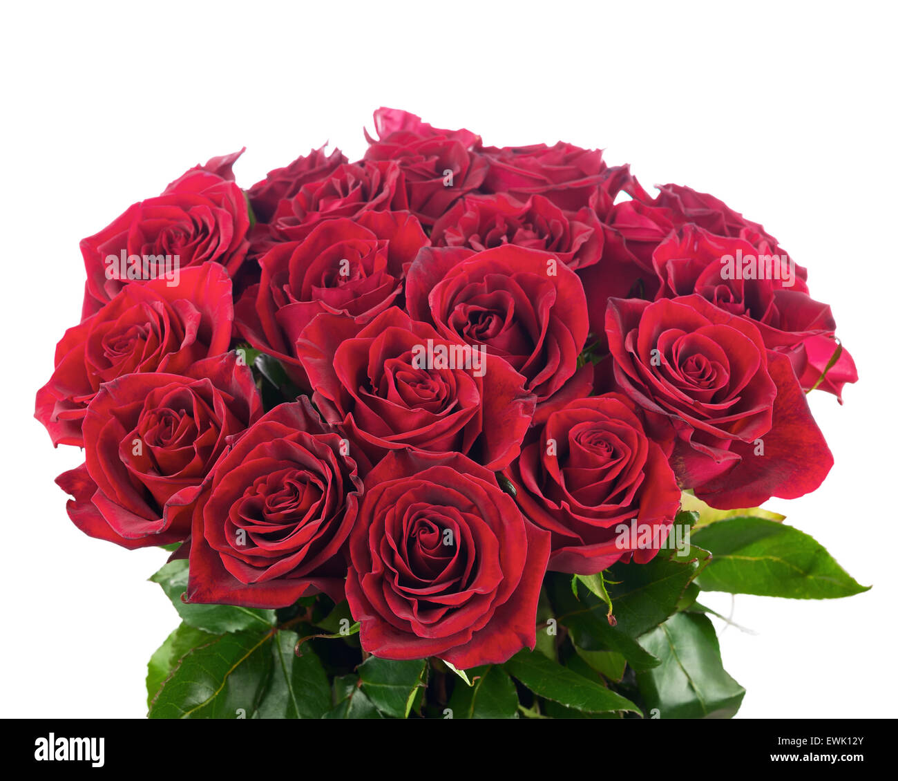 Colorful flower bouquet from red roses. Closeup Stock Photo Alamy