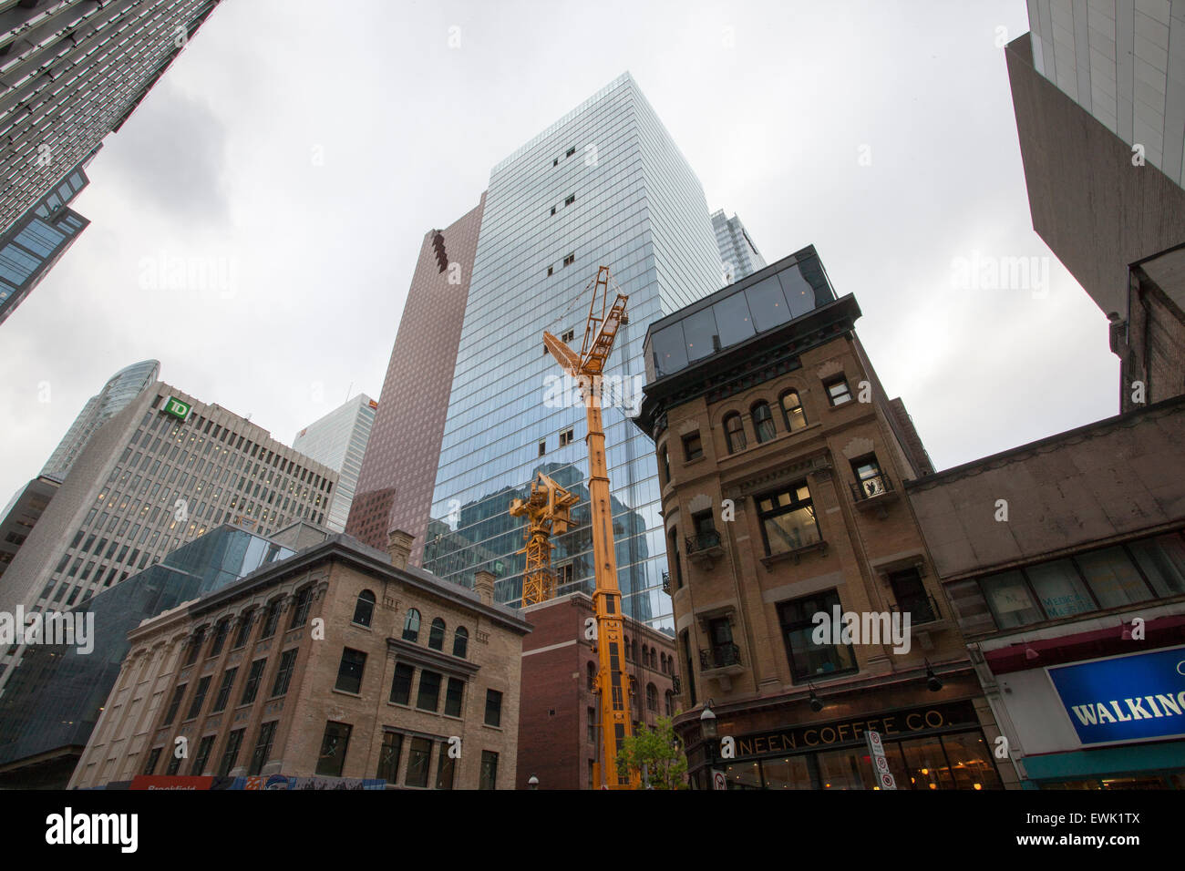 Buildings Old and New Toronto Yonge Street Stock Photo - Alamy
