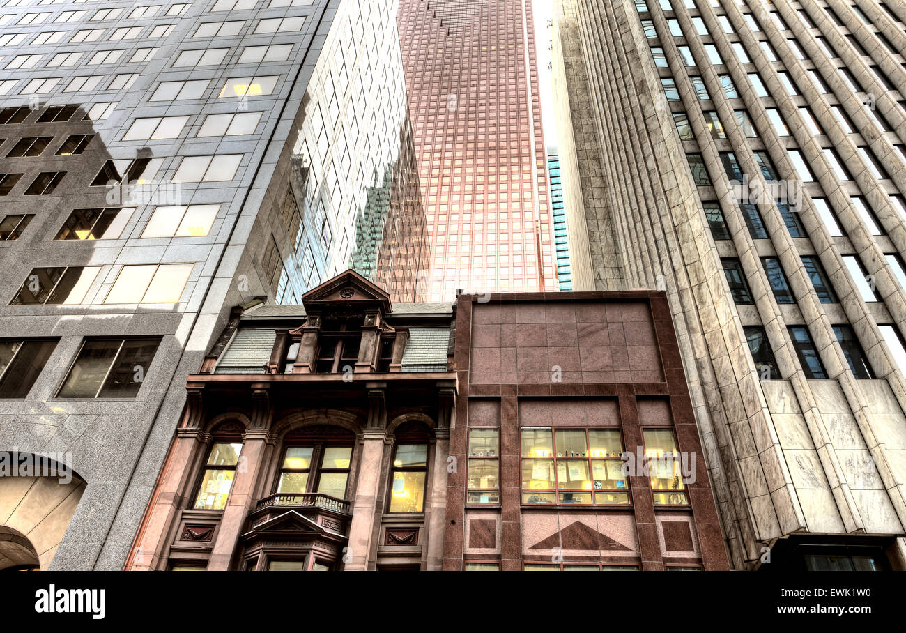 Buildings Old and New Toronto Yonge Street Stock Photo - Alamy