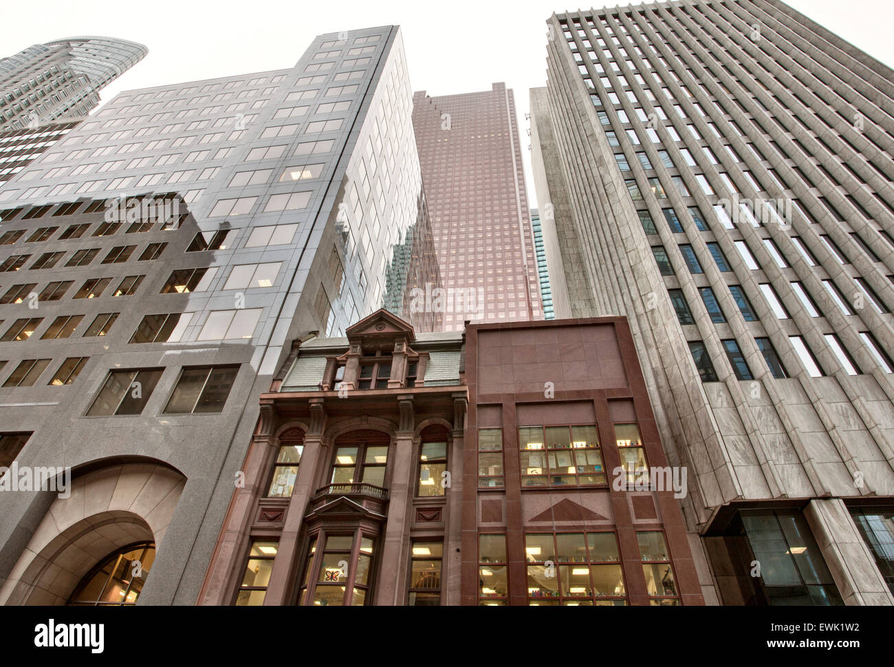 Buildings Old and New Toronto Yonge Street Stock Photo - Alamy