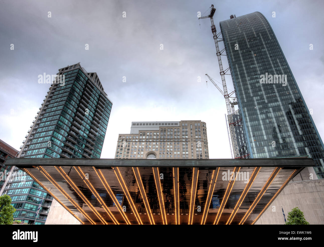 Buildings Old and New Toronto Yonge Street Stock Photo - Alamy