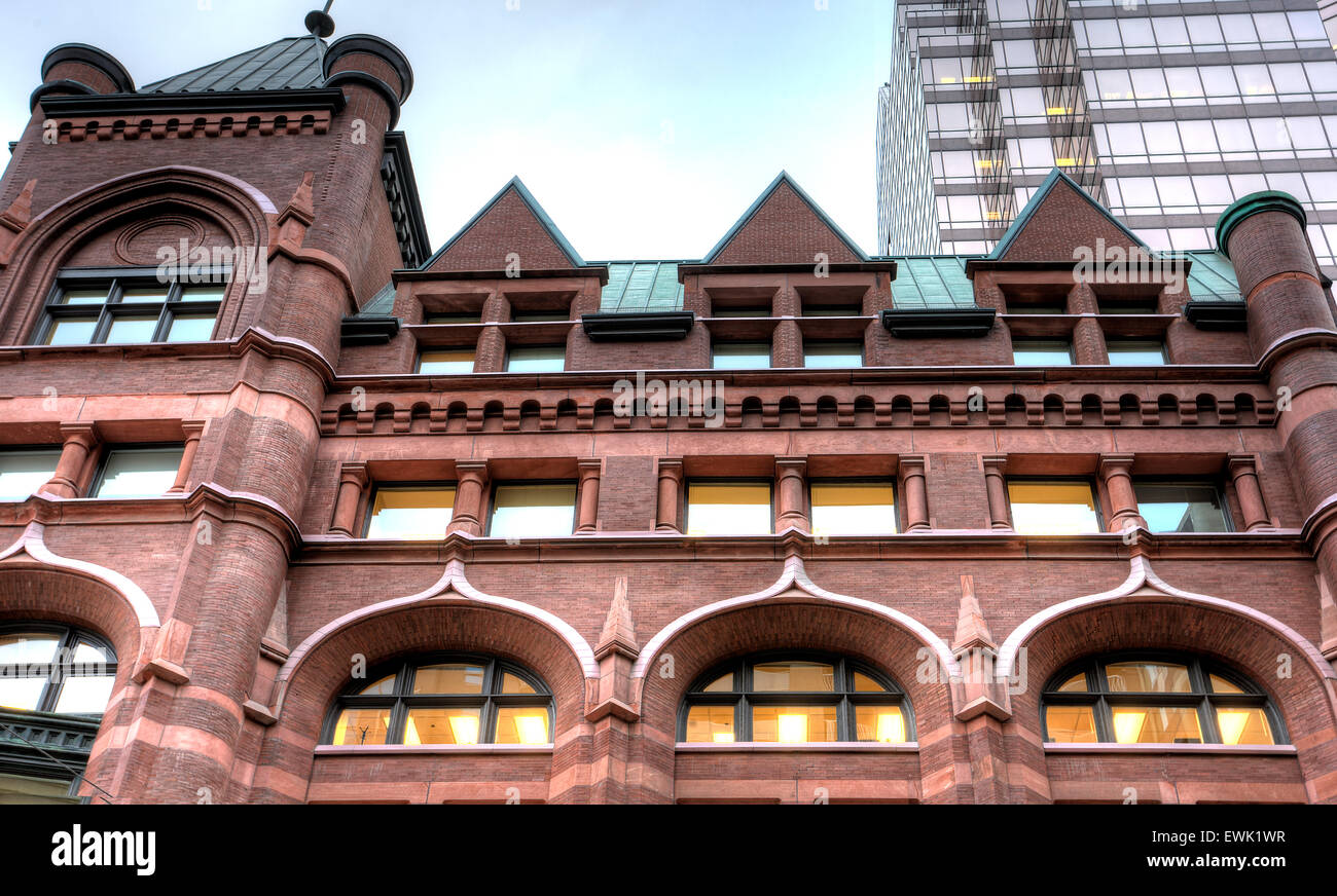 Buildings Old and New Toronto Yonge Street Stock Photo - Alamy