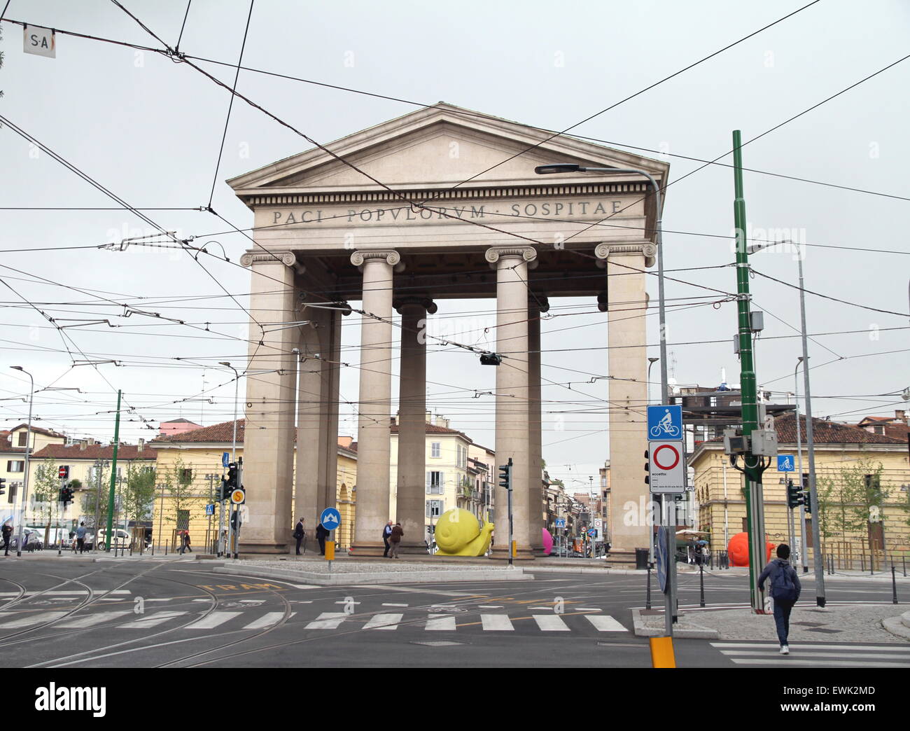 Piazza XXIV Maggio in Milan, Italy Stock Photo Alamy
