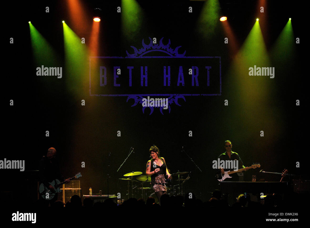 Toronto, Canada. 27th June, 2015. American singer-songwriter Beth Hart performs at The Danforth Music Hall. Credit:  EXImages/Alamy Live News Stock Photo