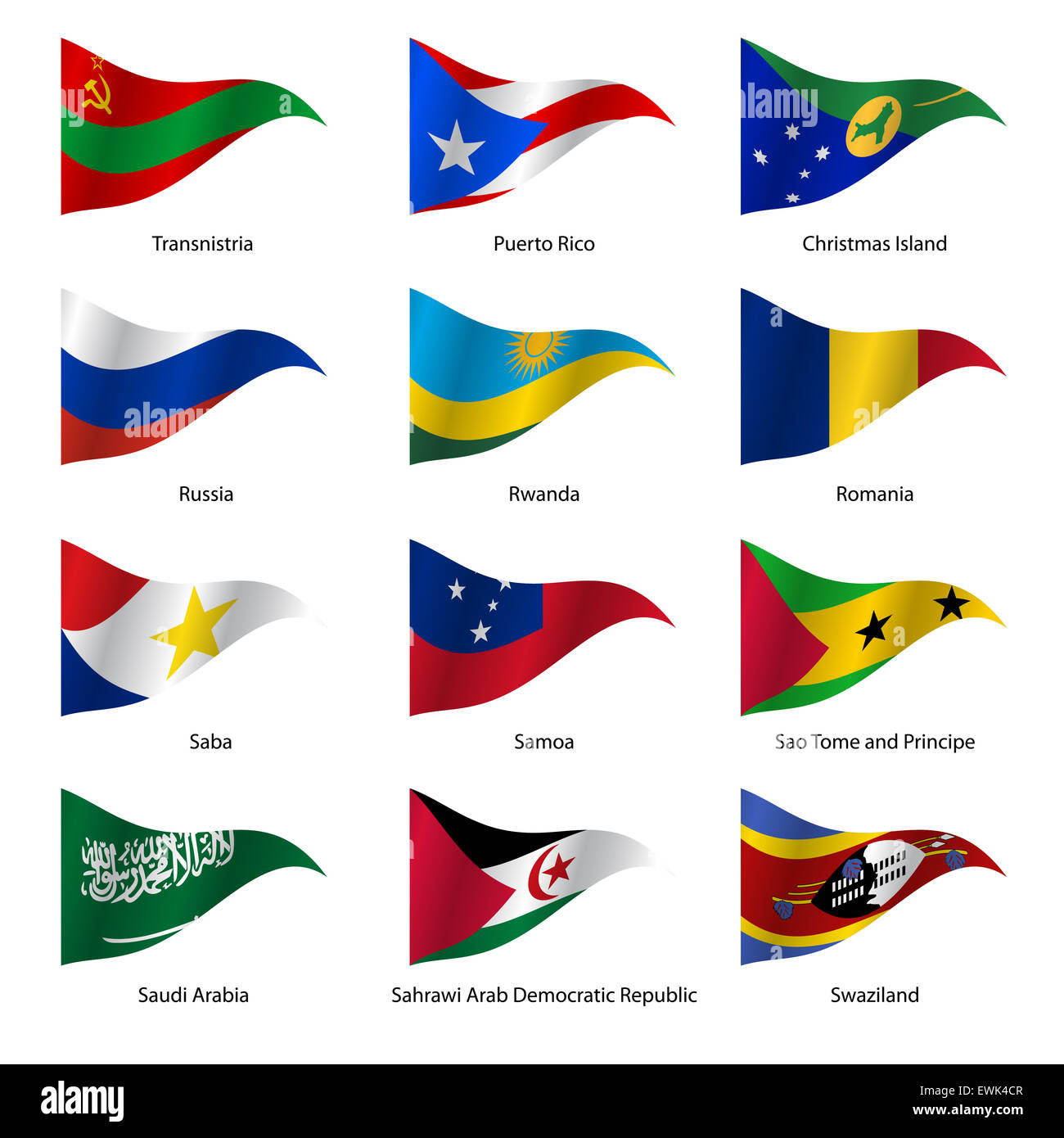 Romania puerto rico flag Cut Out Stock Images & Pictures Alamy