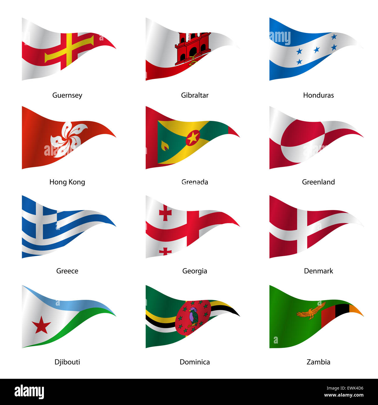 World flags set hires stock photography and images Alamy