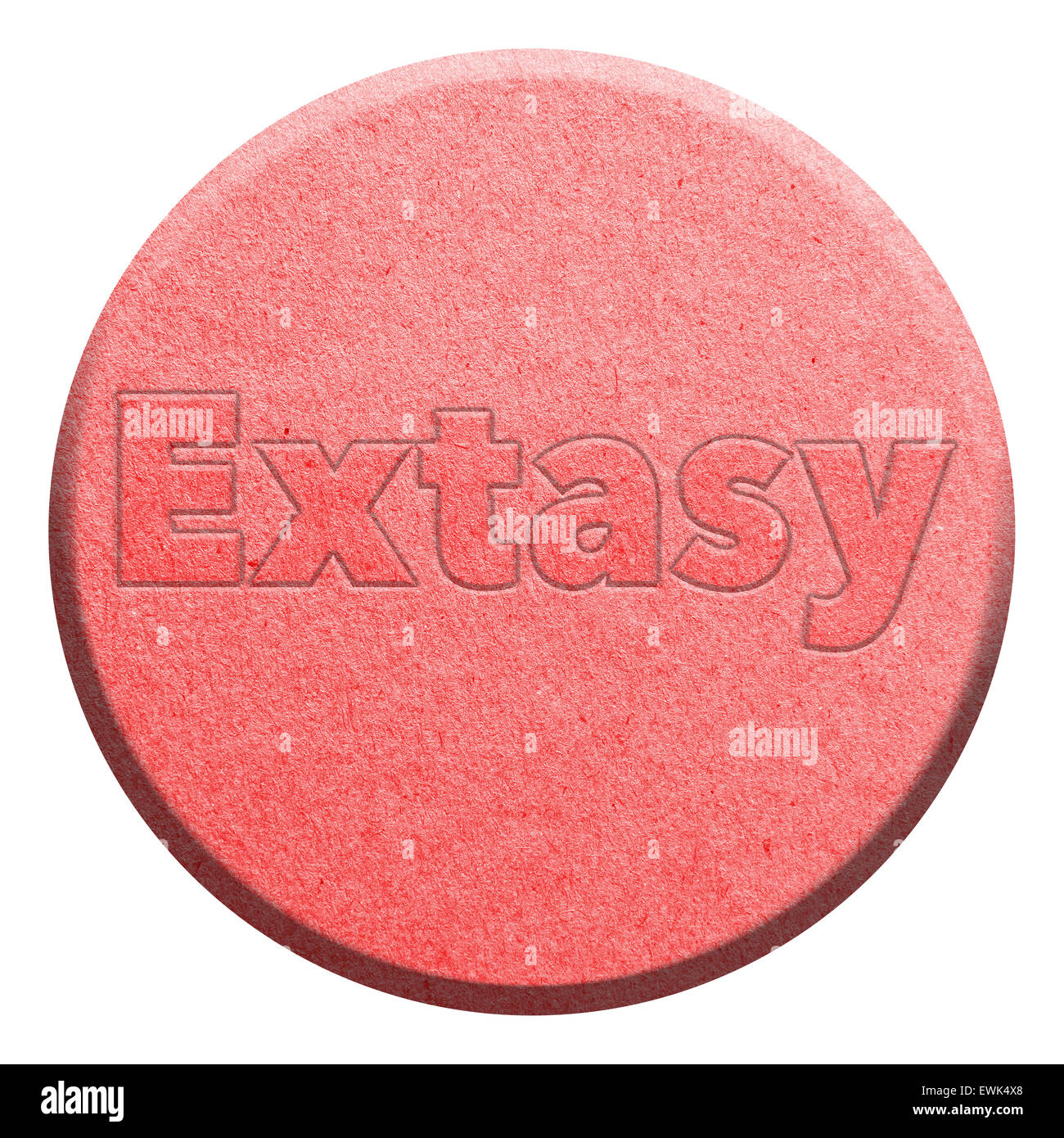 Ecstasy pill Stock Photo