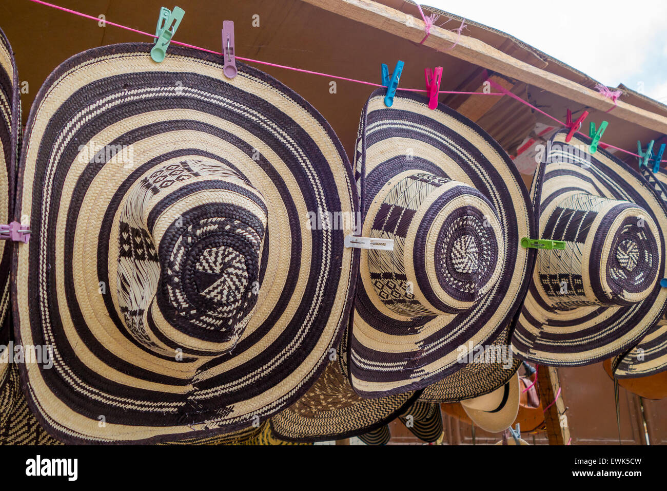 Traditional Colombian handmade hats 