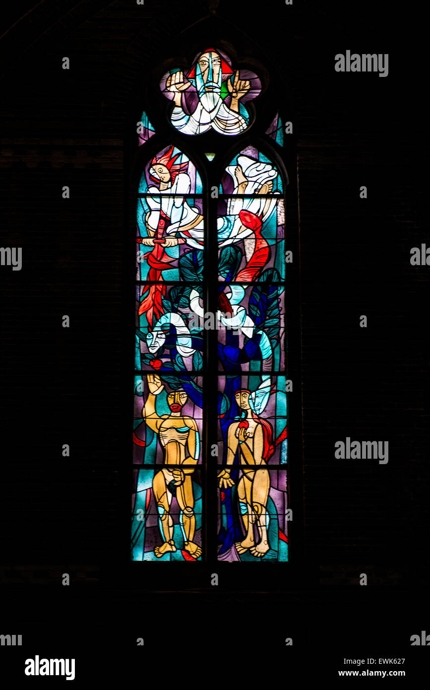 Stained glass windows Stock Photo Alamy