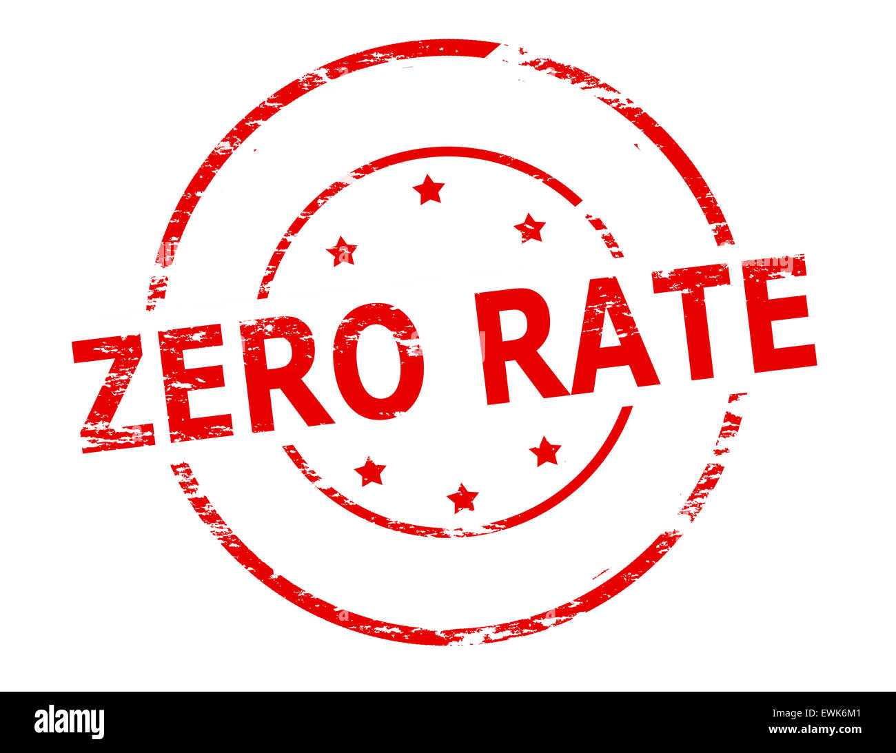 Rubber stamp with text zero rate inside, illustration Stock Photo Alamy