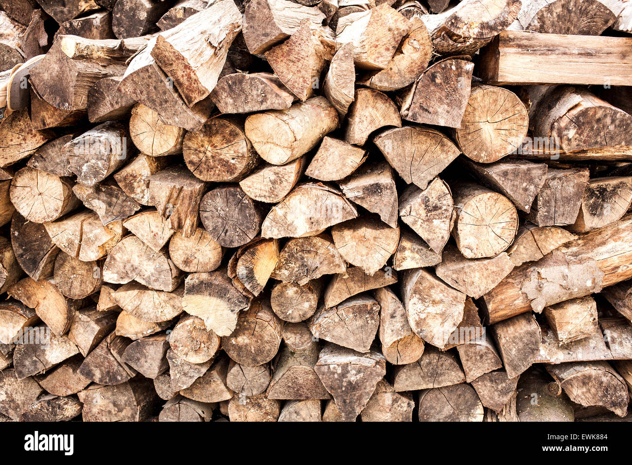 wood for fireplaces Stock Photo