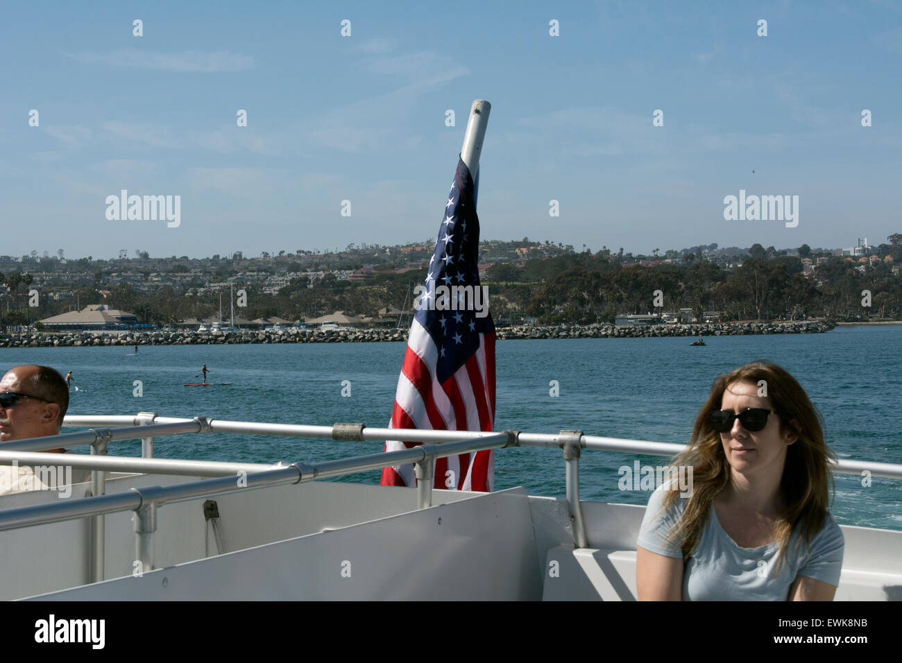 View from the Catalina Express ferry from Dana Point Stock Photo Alamy