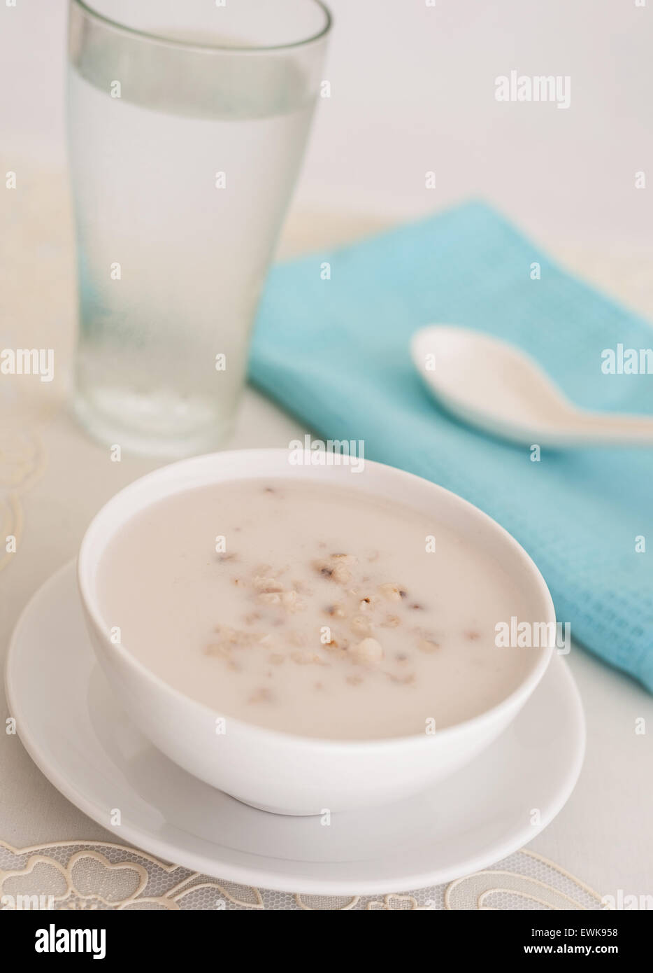 Dessert, Coconut Milk Stewed , Traditional Dessert Of Health Stock