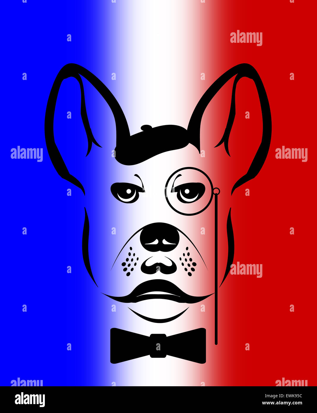 French bulldog icon Stock Photo - Alamy