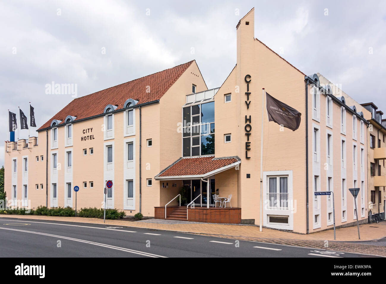 City Hotel In Hans Mules Gade Odense Denmark Stock Photo Alamy