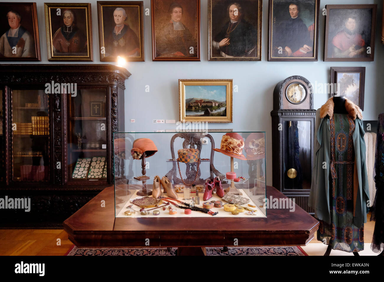 Exhibit in Chaimas Frenkelis Villa Museum built in 1908 by major Jewish