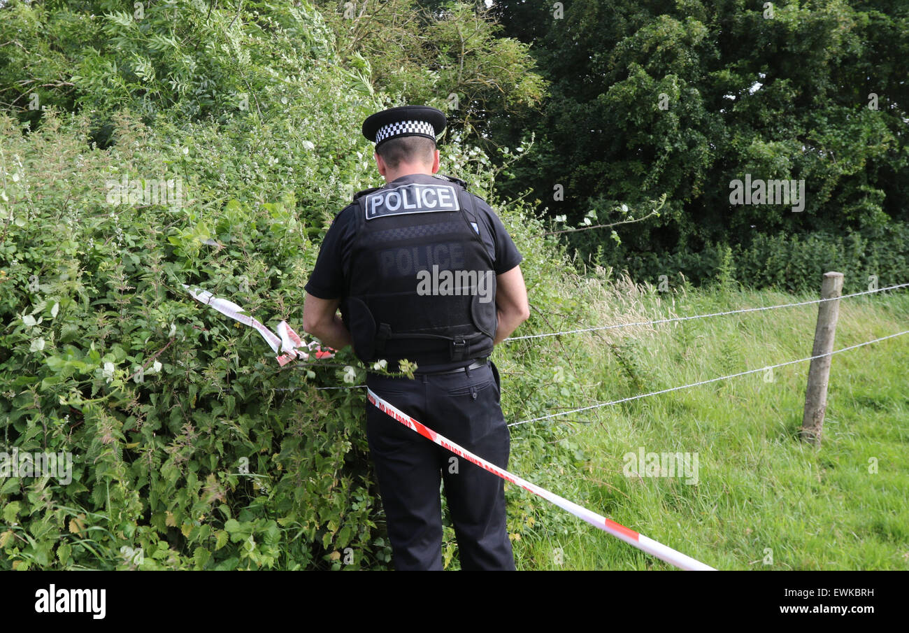 Havant, Hampshire, UK. 28th June, 2015. A MAN has been charged with attempted murder after two children were attacked in Havant.  Hampshire Police confirmed that 43 year-old Richard Michael Walsh of no fixed address has been charged with two counts of attempted murder and one count of assault in relation to the incident.   Two local children aged 12 and 13, who were hurt, remain at Southampton General Hospital for treatment. The condition of both boys is now described as serious but stable.   Credit:  jason kay/Alamy Live News Stock Photo