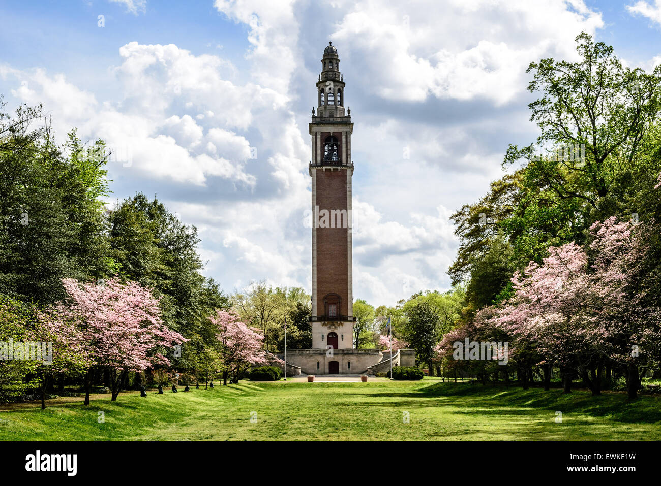 World War I Memorial Carillon, Byrd Park, Richmond, Virginia Stock