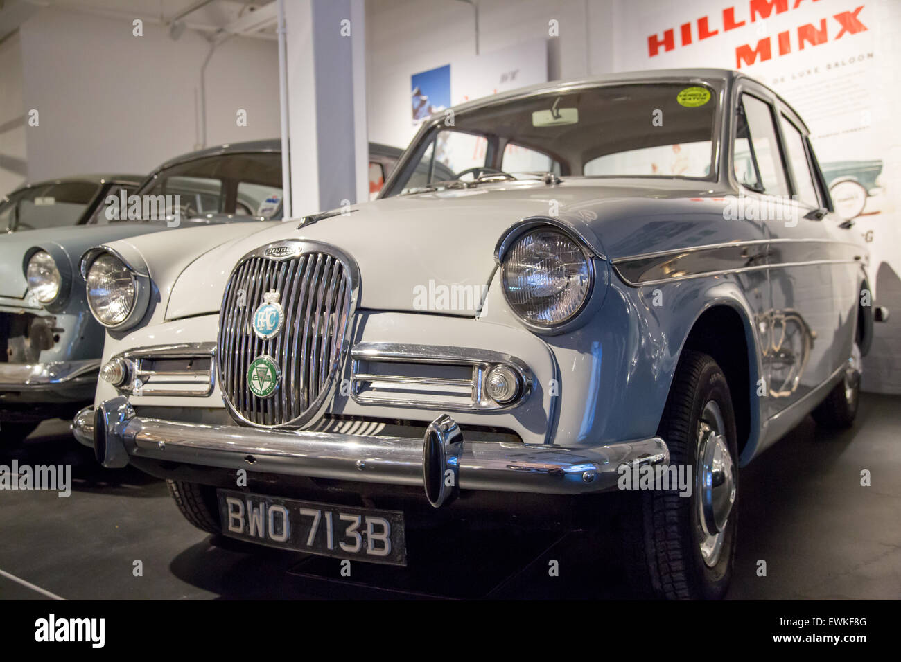 1960 Sunbeam Rapier on display at Coventry transport Museum Stock Photo