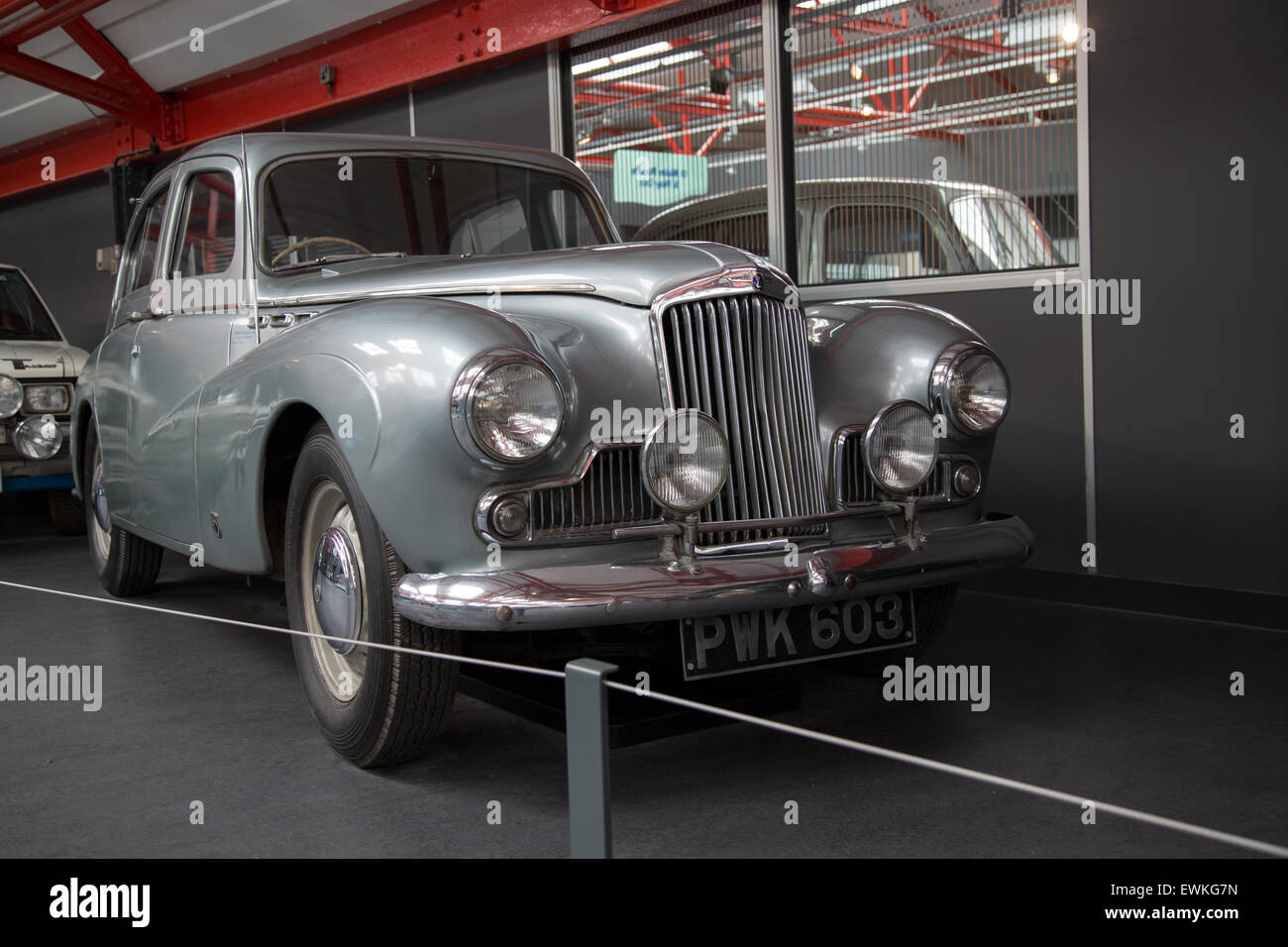1954 Sunbeam MkIII Rally Car at Coventry Transport Museum Stock Photo