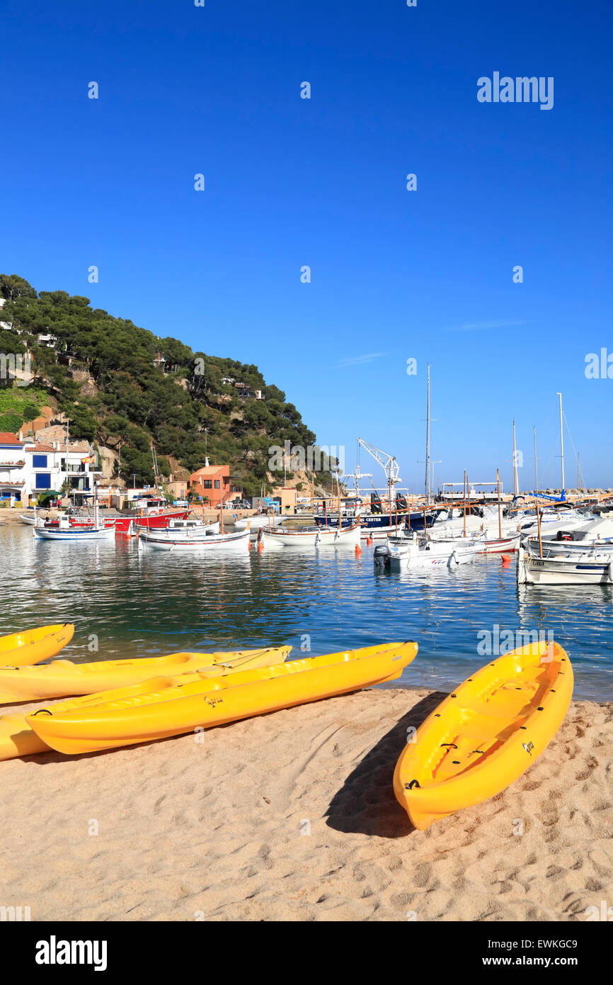 Calella Palafrugell,  Llafranc bay, Catalonia, Spain, Europe Stock Photo