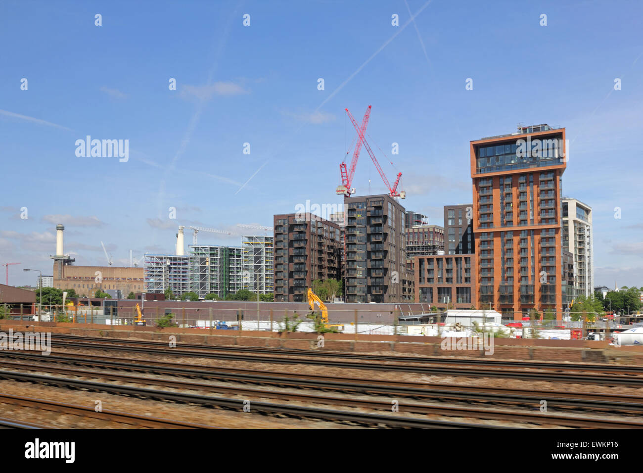 Nine Elms development London, England, UK Stock Photo Alamy