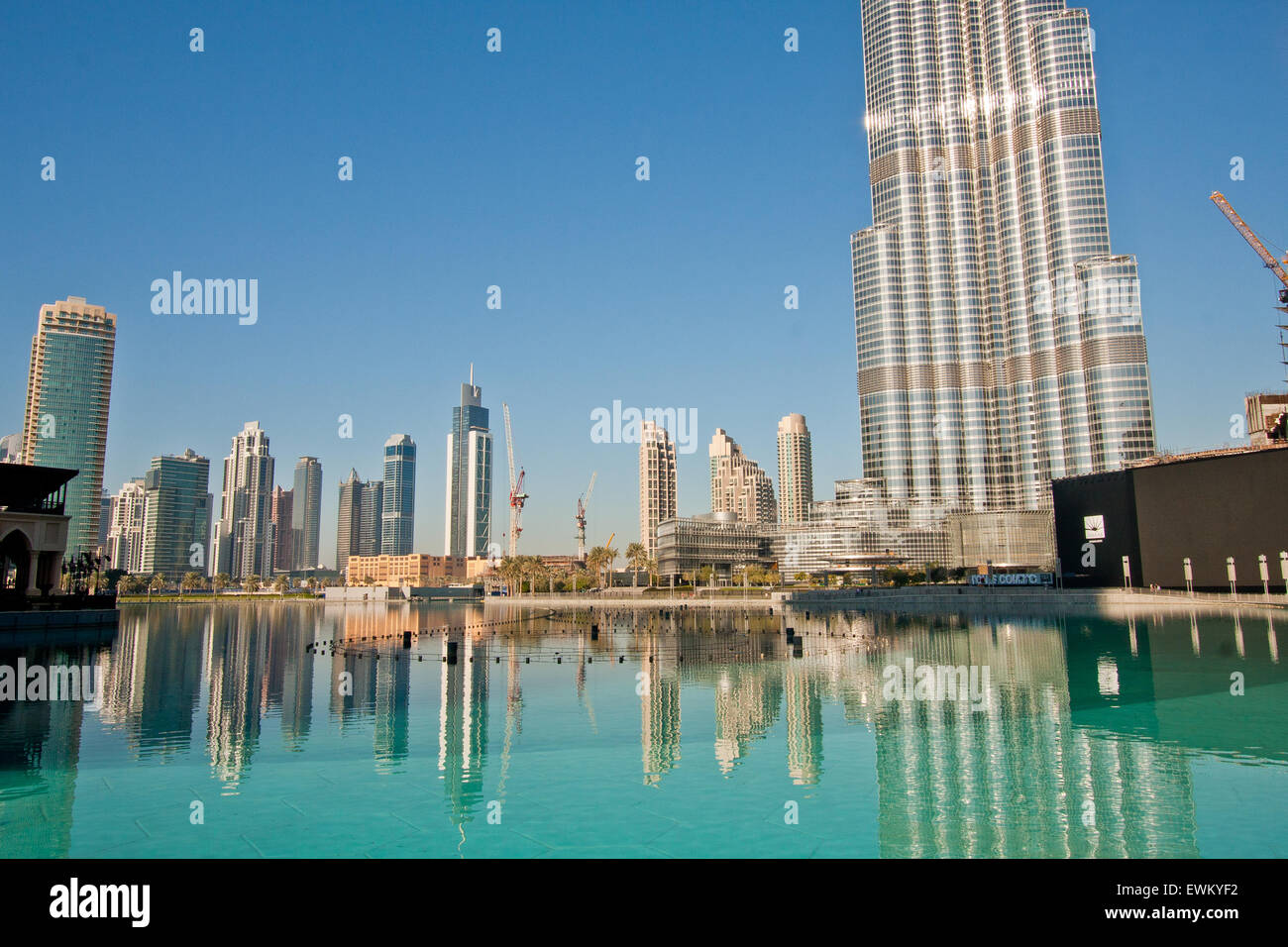 Dubai Burj khalifa Stock Photo