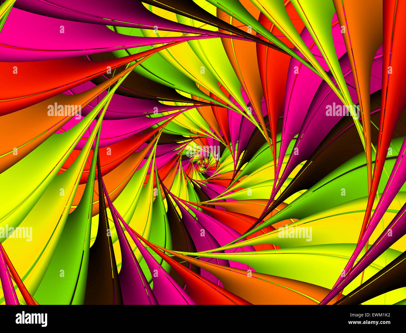 Colorful Fractal Spiral Background Texture Stock Photo - Alamy