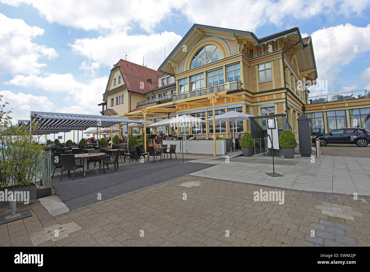 Uto Klum Hotel and restaurant at the summit of Uetliberg Stock Photo