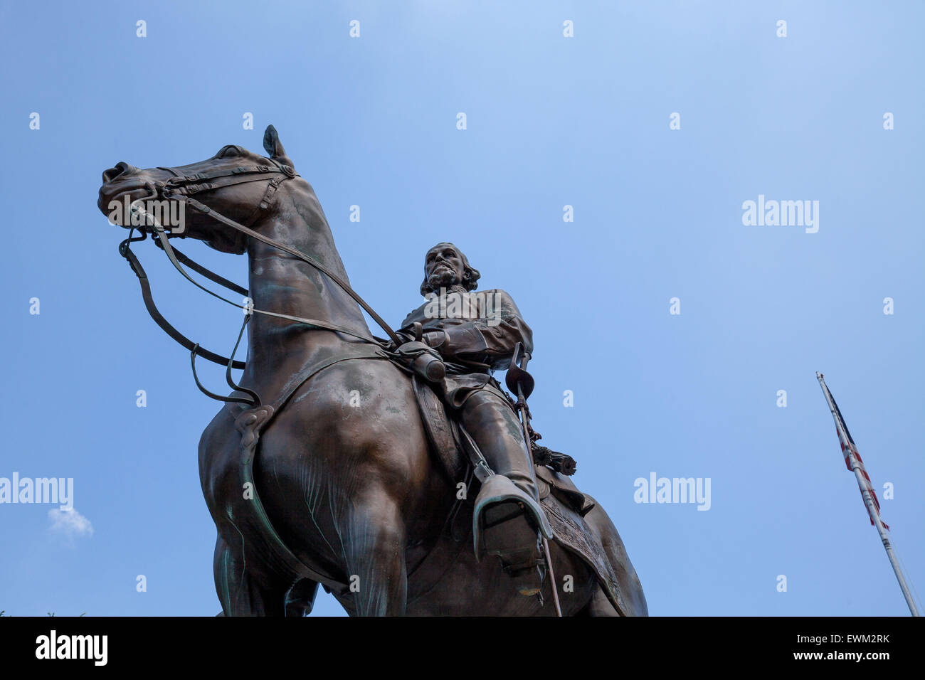 Memphis, Tennessee, USA. 28th June, 2015. The statue of Nathan Bedford