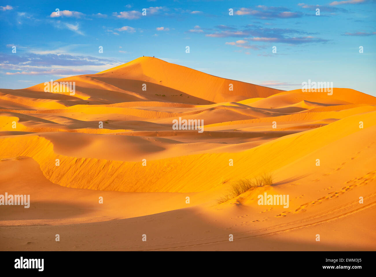 Erg Chebbi desert near Merzouga, Sahara, Morocco Stock Photo
