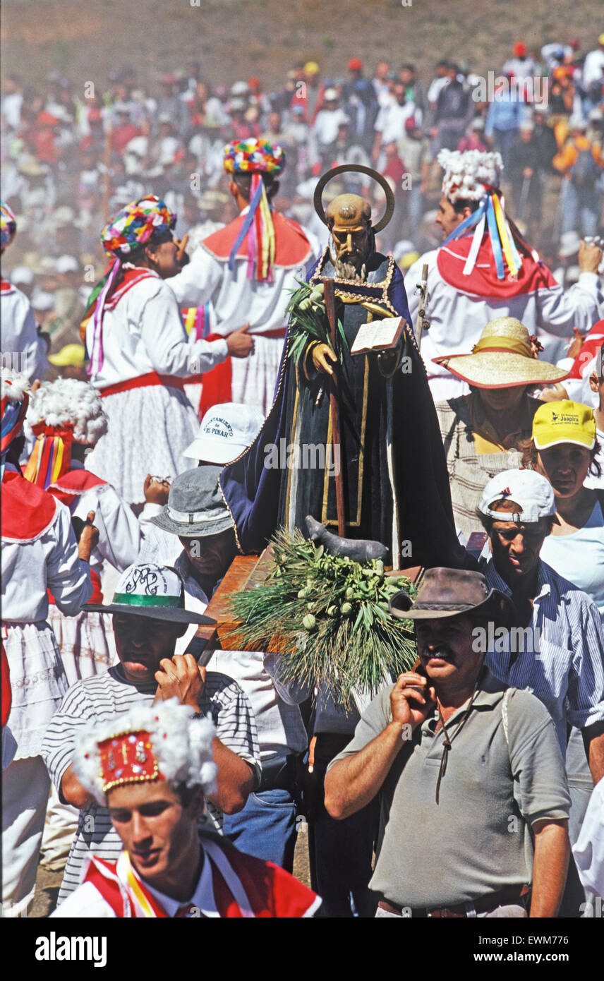 Herder celebration, El Hierro, Canary Islands, Spain Stock Photo