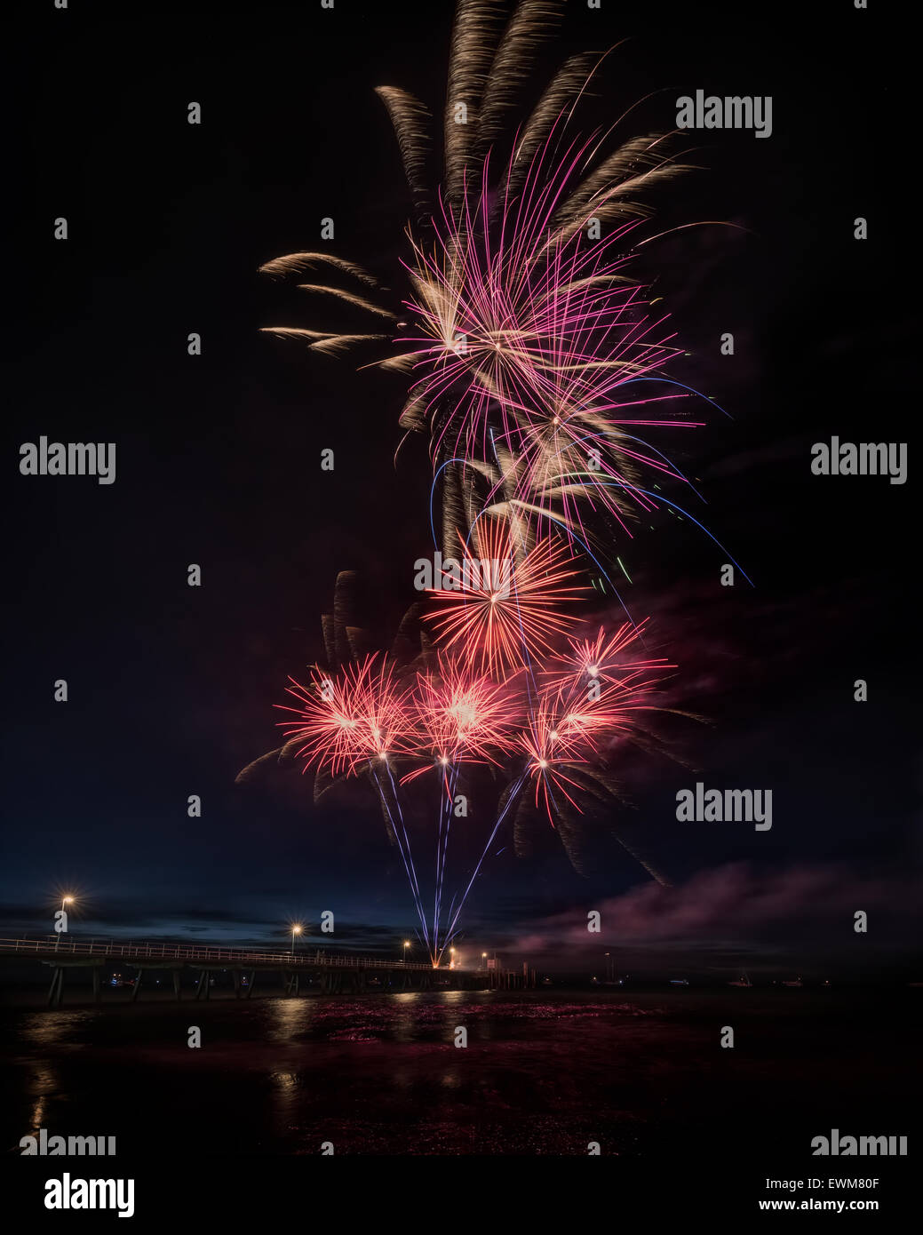 Adelaide fireworks hires stock photography and images Alamy